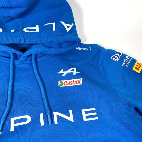 PALACE x KAPPA For Alpine Blue Hoodie - Picture 3 of 9